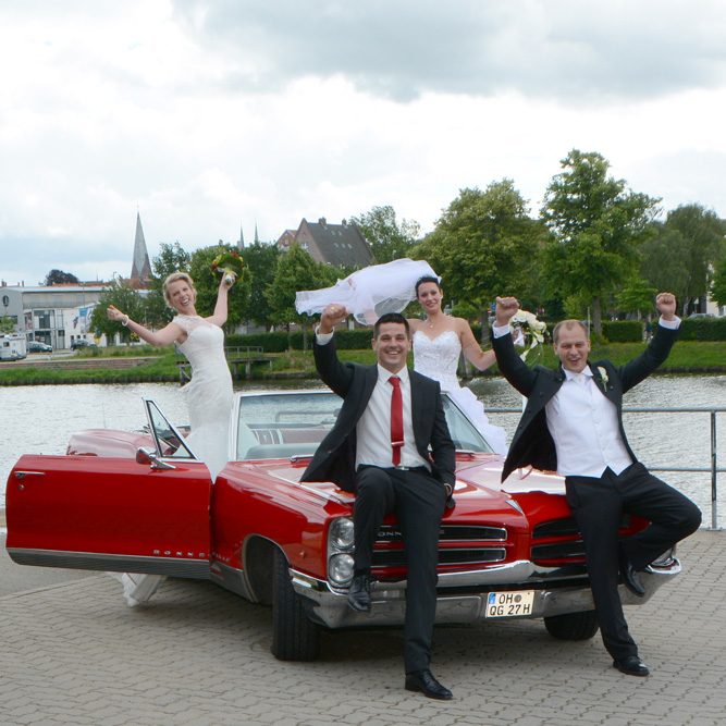 Doppelthochzeit in der Lübecker-Altstadt, an der Trave